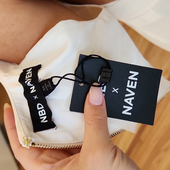 NWT Amazing Cream Cutout Jumpsuit - Picture 4 of 4